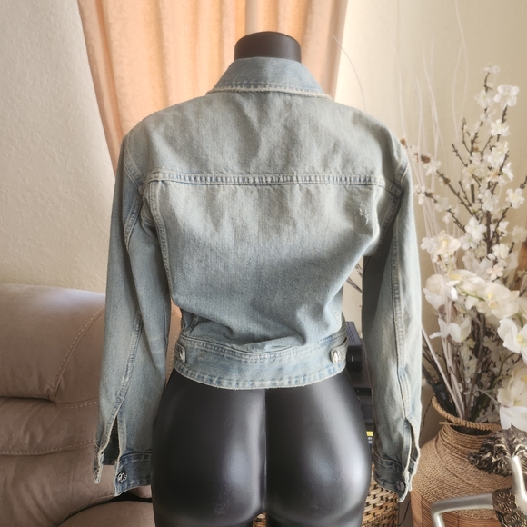 Zara denim jacket size XS - Picture 3 of 4